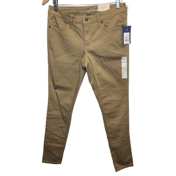 NWT Universal Thread Womens Mid-Rise Skinny Pants Tan Sz 6/28R - Picture 2 of 16